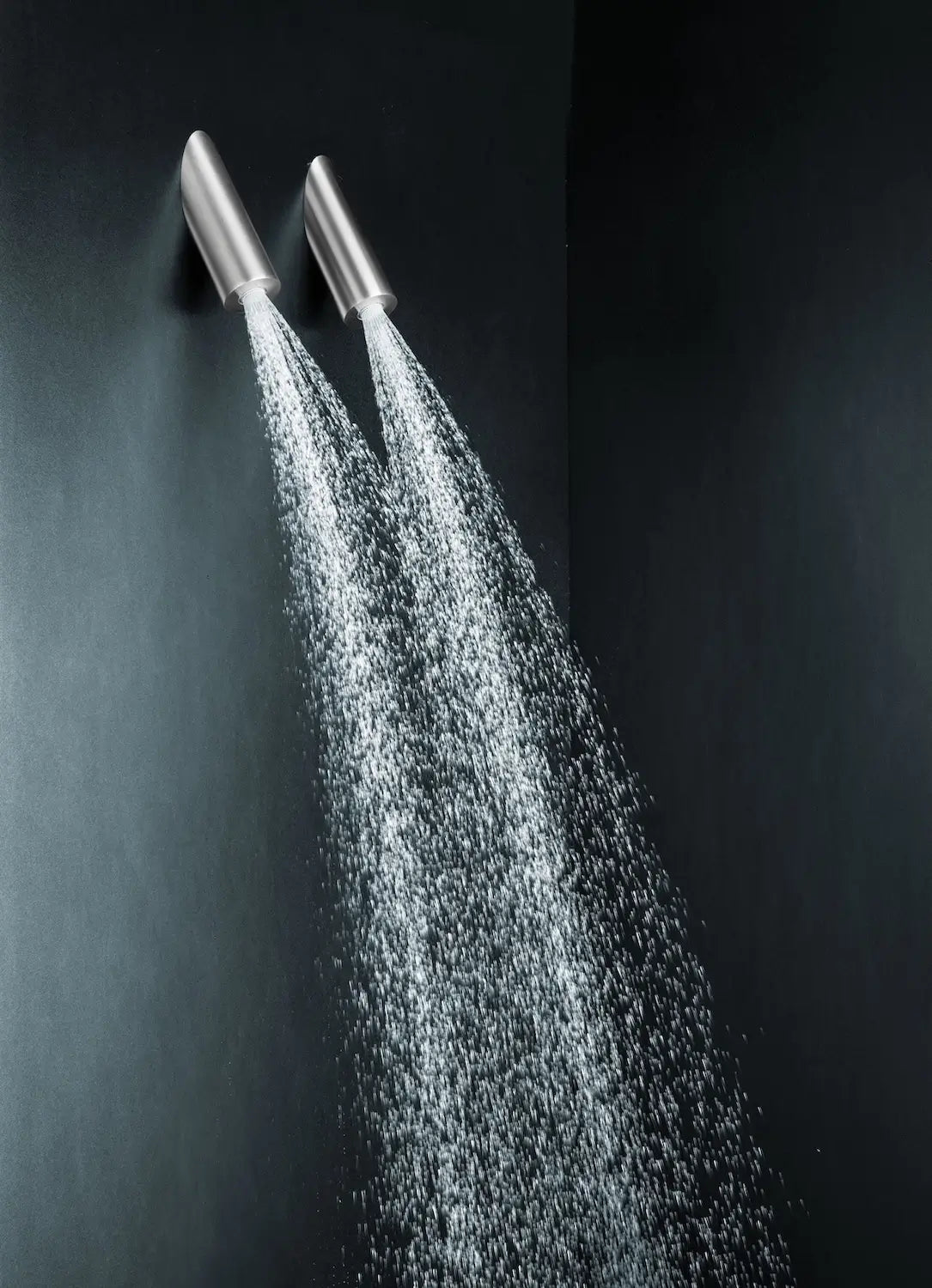 Soffioni a parete e sistemi a cascata